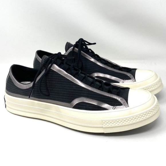 💖MEGA SALE💖Converse Women 170768C CHUCK 70 TAPE SEAM OX Black Canvas Low Shoes - Picture 1 of 9